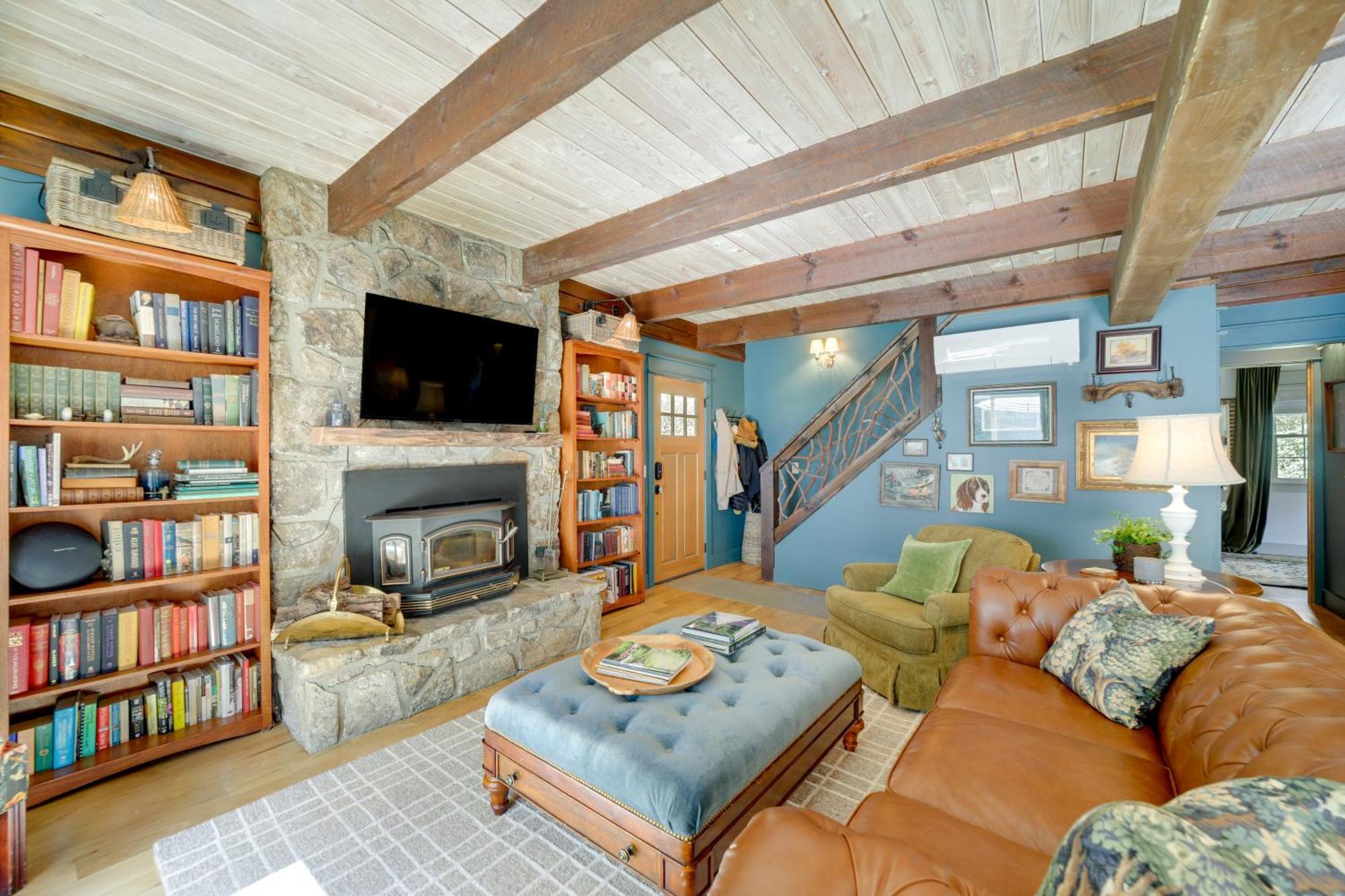 Enchanting Highlands Cottage With Pond And Falls! מראה חיצוני תמונה