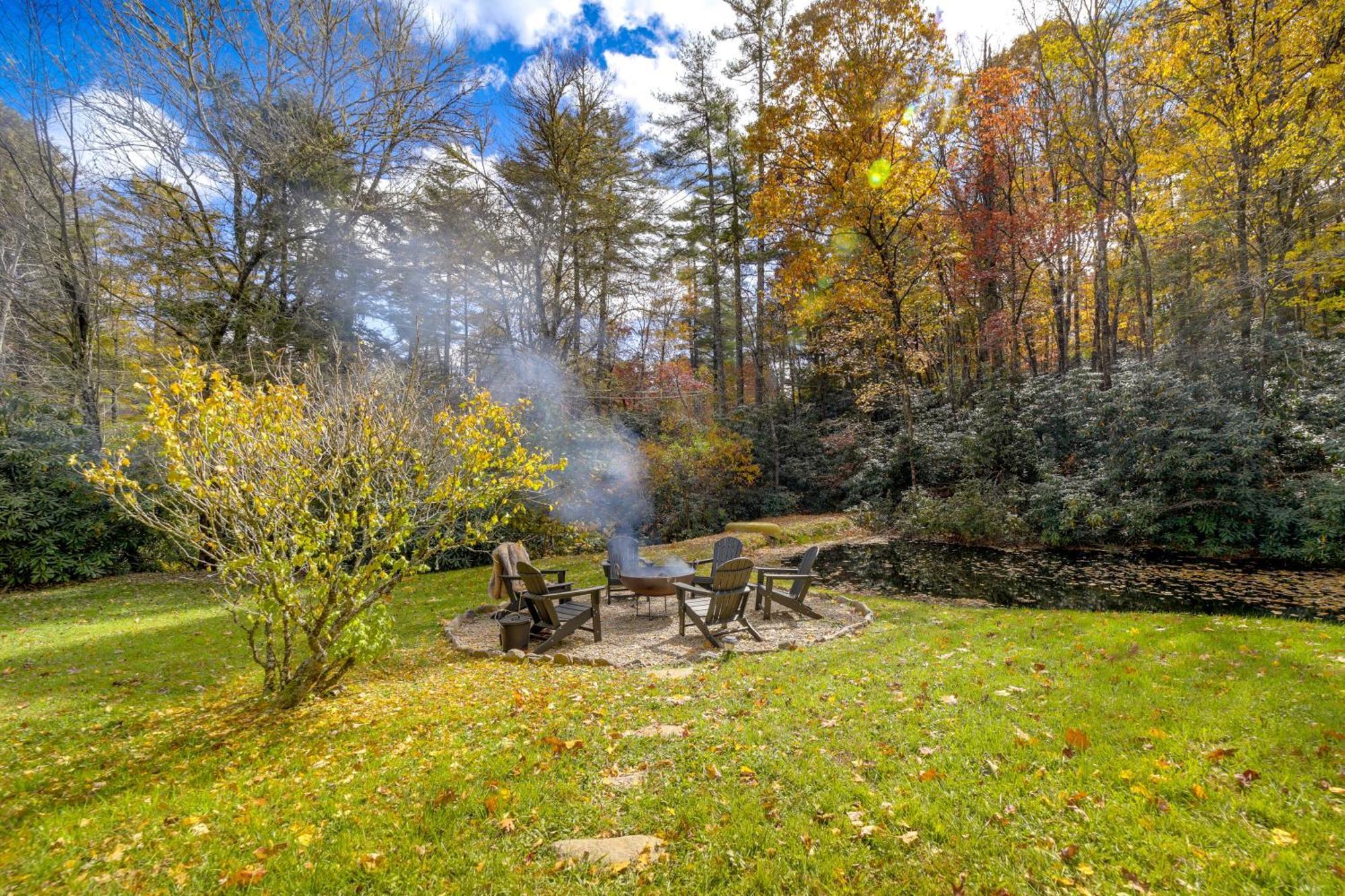 Enchanting Highlands Cottage With Pond And Falls! מראה חיצוני תמונה